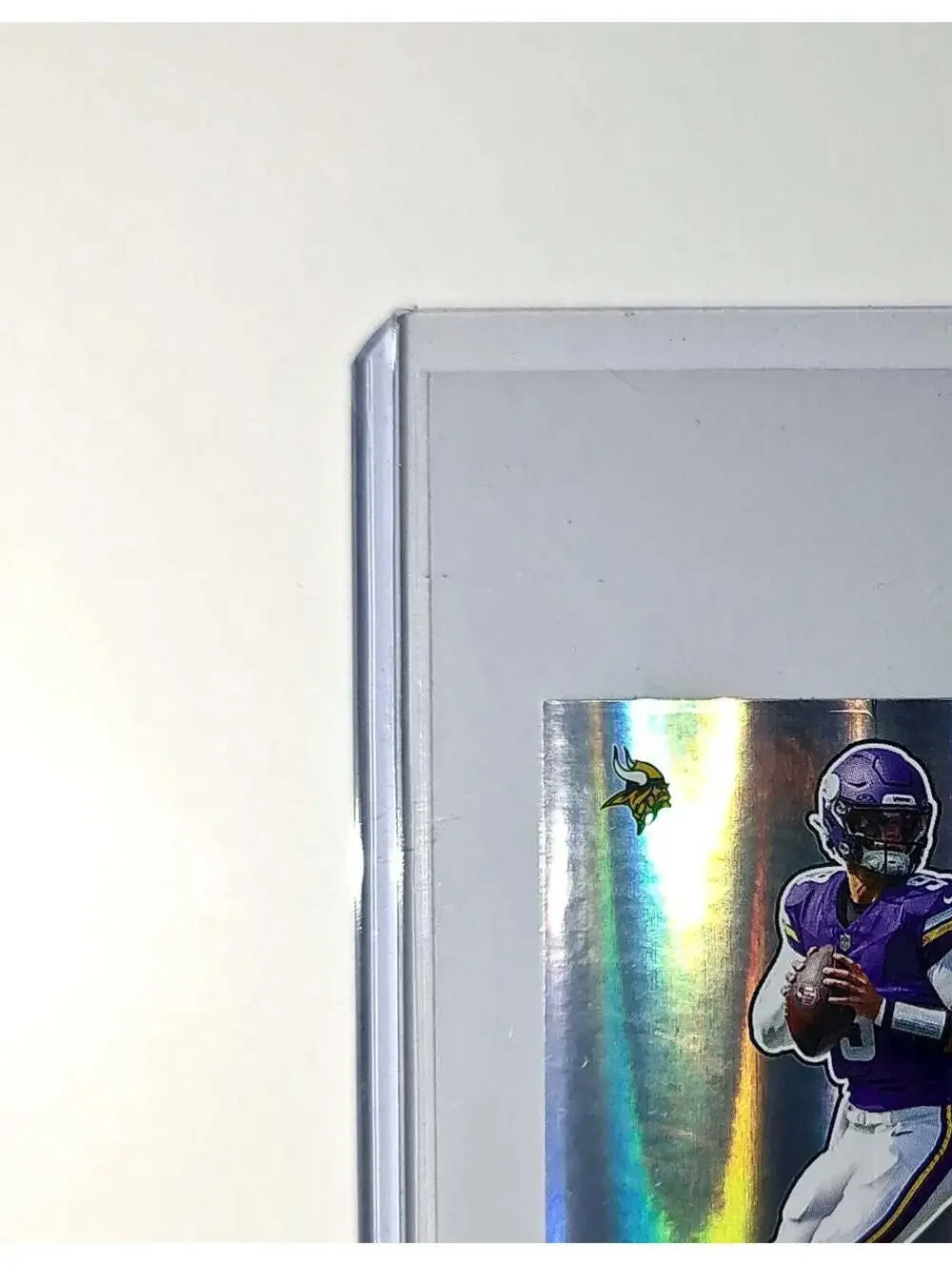 J.J. McCarthy 2025 Panini NFL #421 Foil Sticker Minnesota Vikings